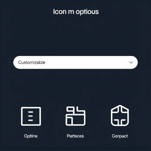 Icon representing customizable designs.